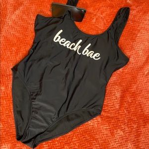 No Boundaries one piece “Beach Bae” swimsuit